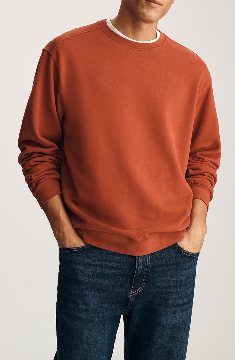 Mavi Jeans Loose Fit Cotton Crewneck Sweatshirt, Main, color, 