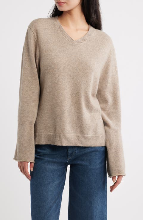 V-Neck Cashmere Top