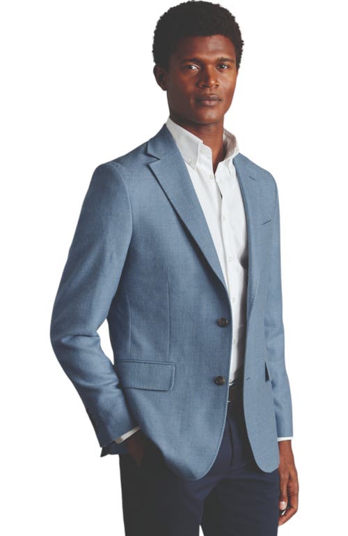 CHARLES TYRWHITT CHARLES TYRWHITT WOOL TEXTURE TWILL JACKET 