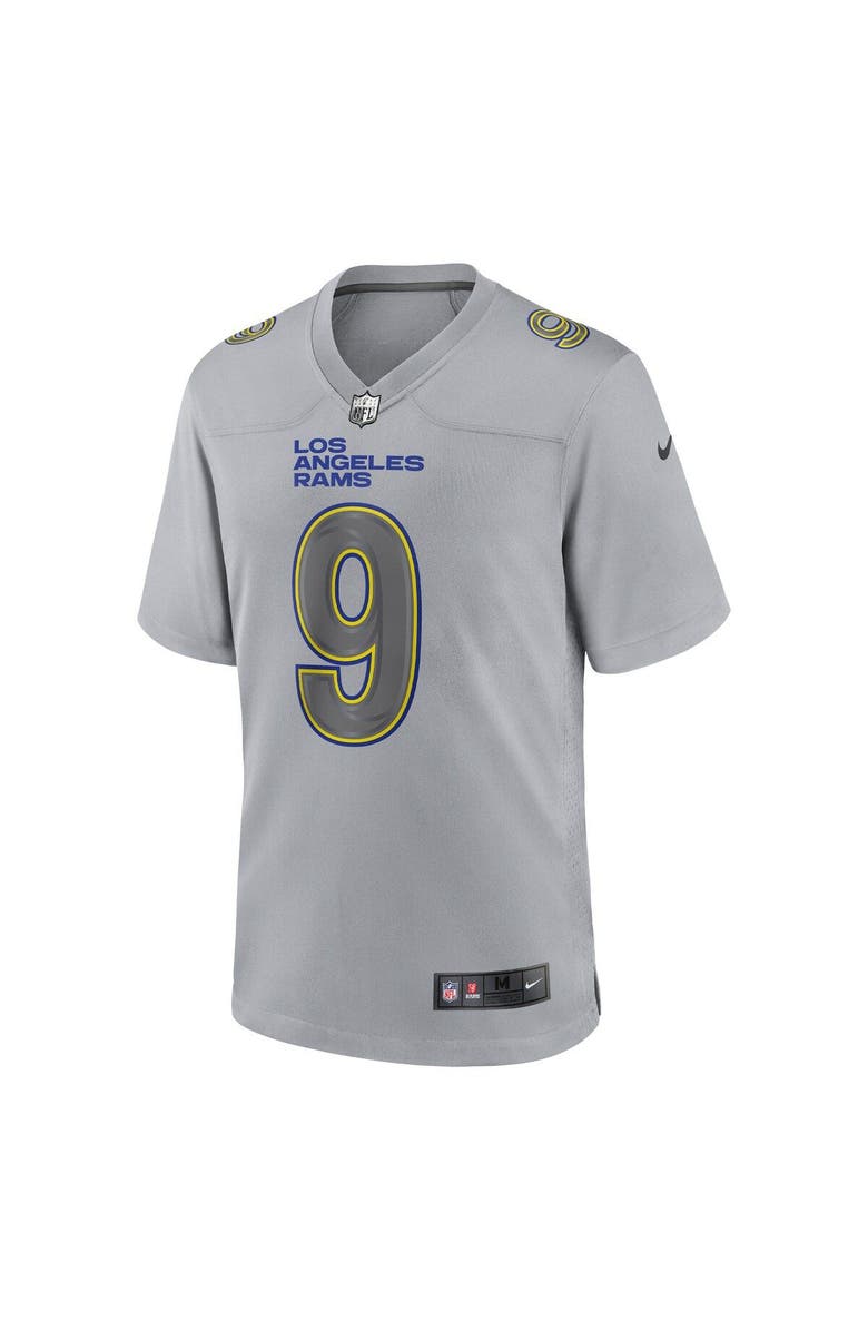Nike Men's Nike Matthew Stafford Gray Los Angeles Rams Atmosphere Fashion Game Jersey, Alternate, color, 