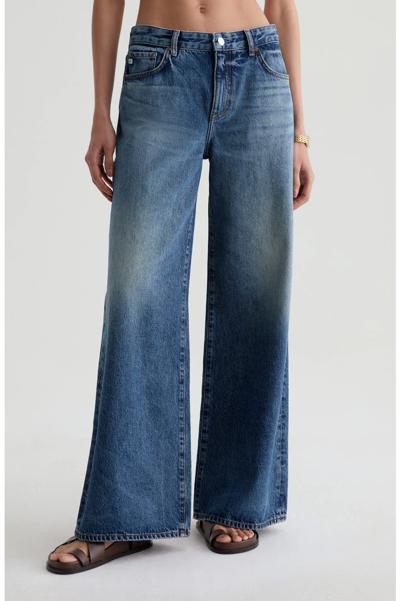 Saige High Waist Wide Leg Jeans, Main, color, NOSTALGIA