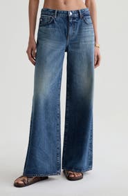 AG Saige High Waist Wide Leg Jeans
