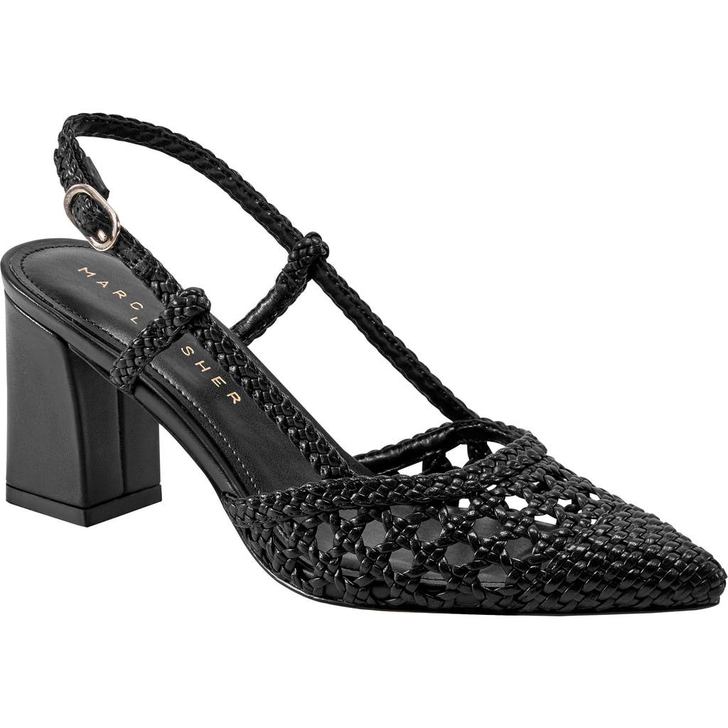 Marc Fisher Ltd Zunnie Slingback Pointed Toe Pump In Black