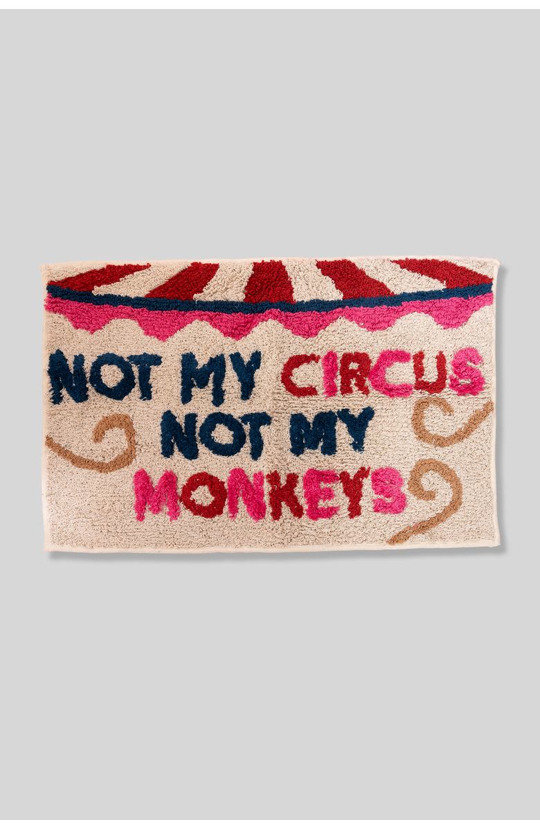 Furbish Not My Circus Bath Mat, Main, color,