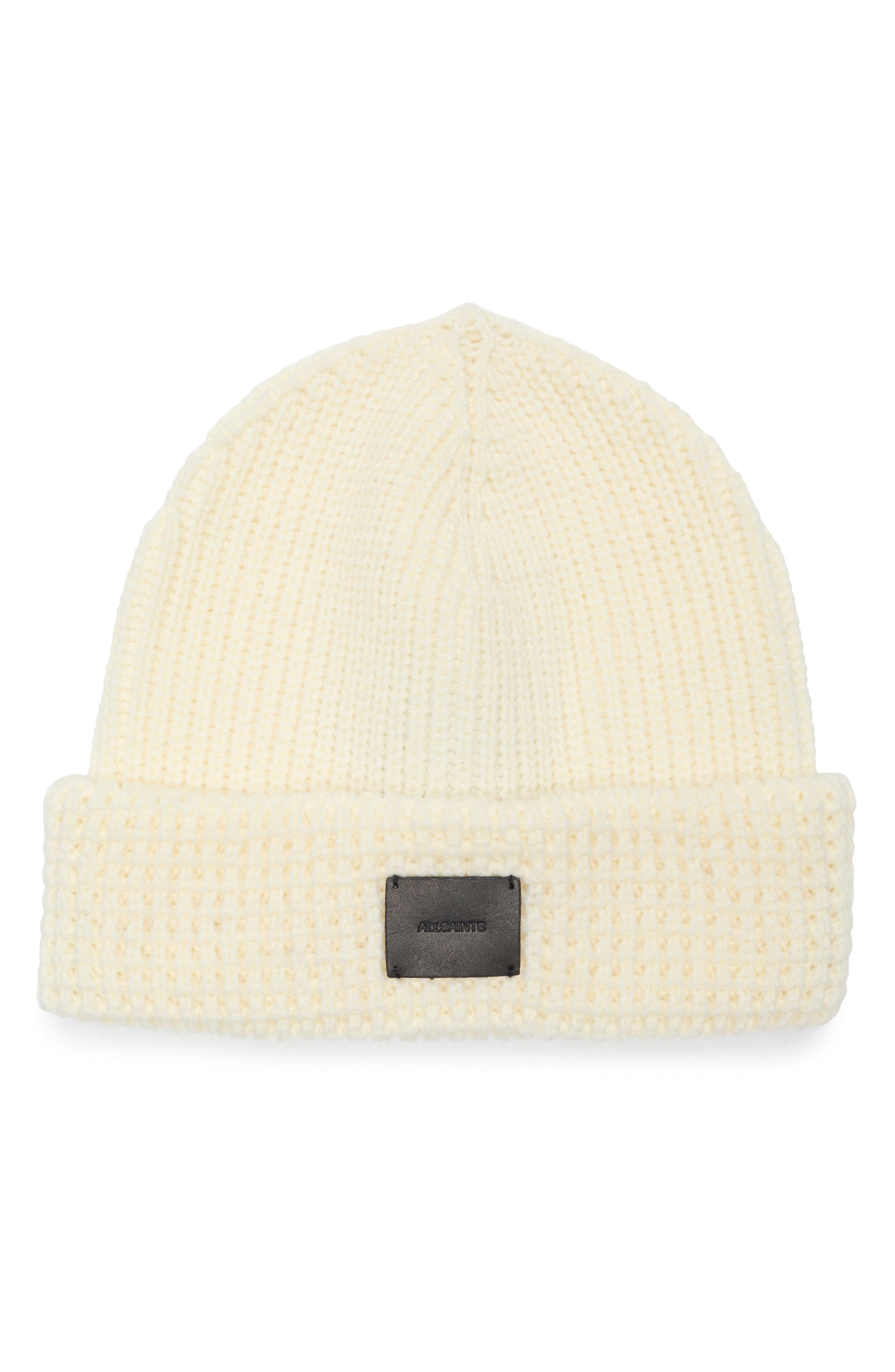 AllSaints Mixed Stitch Beanie