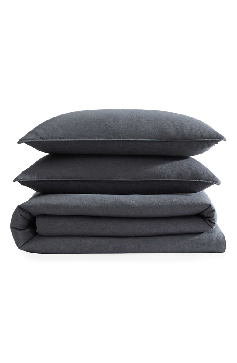 Calvin Klein Soft Linen Blend Duvet Cover & Shams Set, Main, color, 