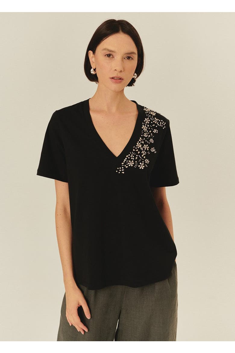 Mallory Tshirt, Alternate, color, BLACK