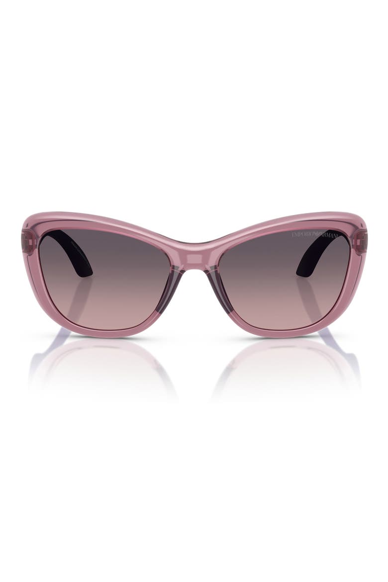 50mm Butterfly Sunglasses, Main, color, LILLAC / PINK GRADIENT GREY