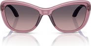 Emporio Armani 50mm Butterfly Sunglasses