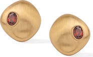RETRO CHIC Garnet Earrings