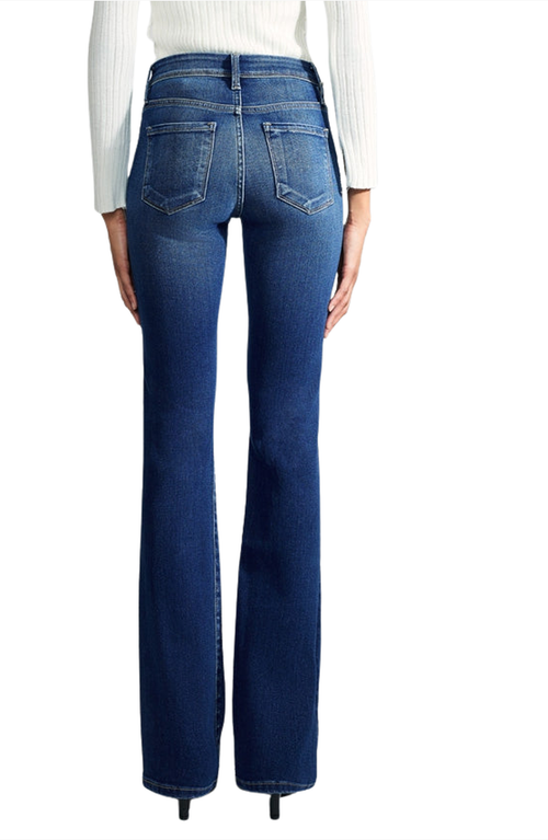 Kancan Premier Jesy Premier Ultra High Rise Bootcut Jeans In Dark Wash