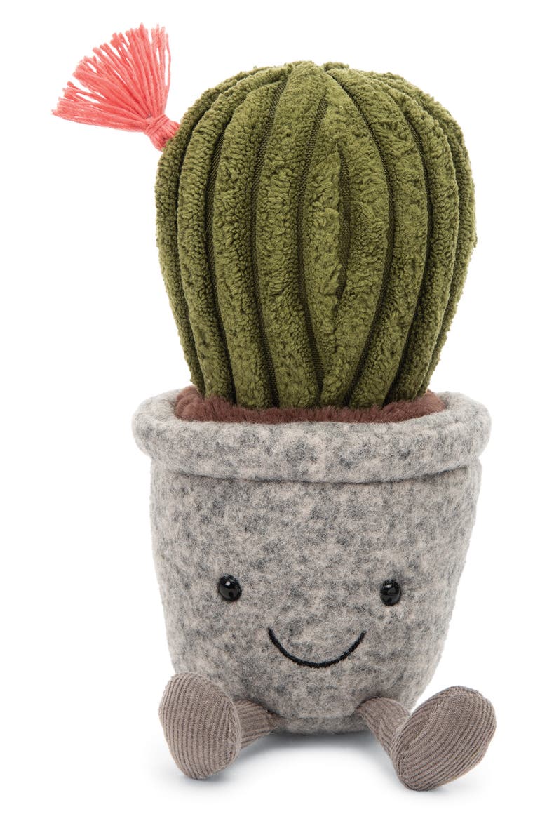 Silly Succulent Cactus Plush Toy, Main, color, GREEN