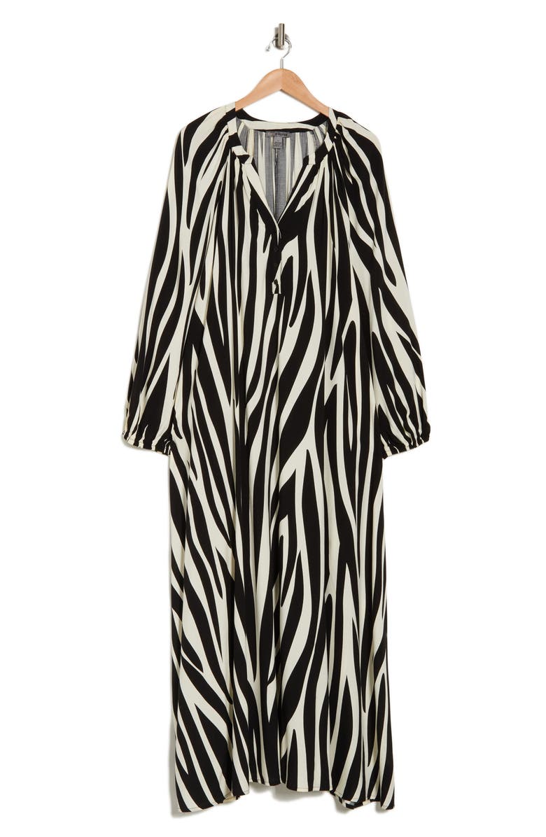 BY DESIGN Lauren Printed Long Sleeve Maxi Dress, Alternate, color, 