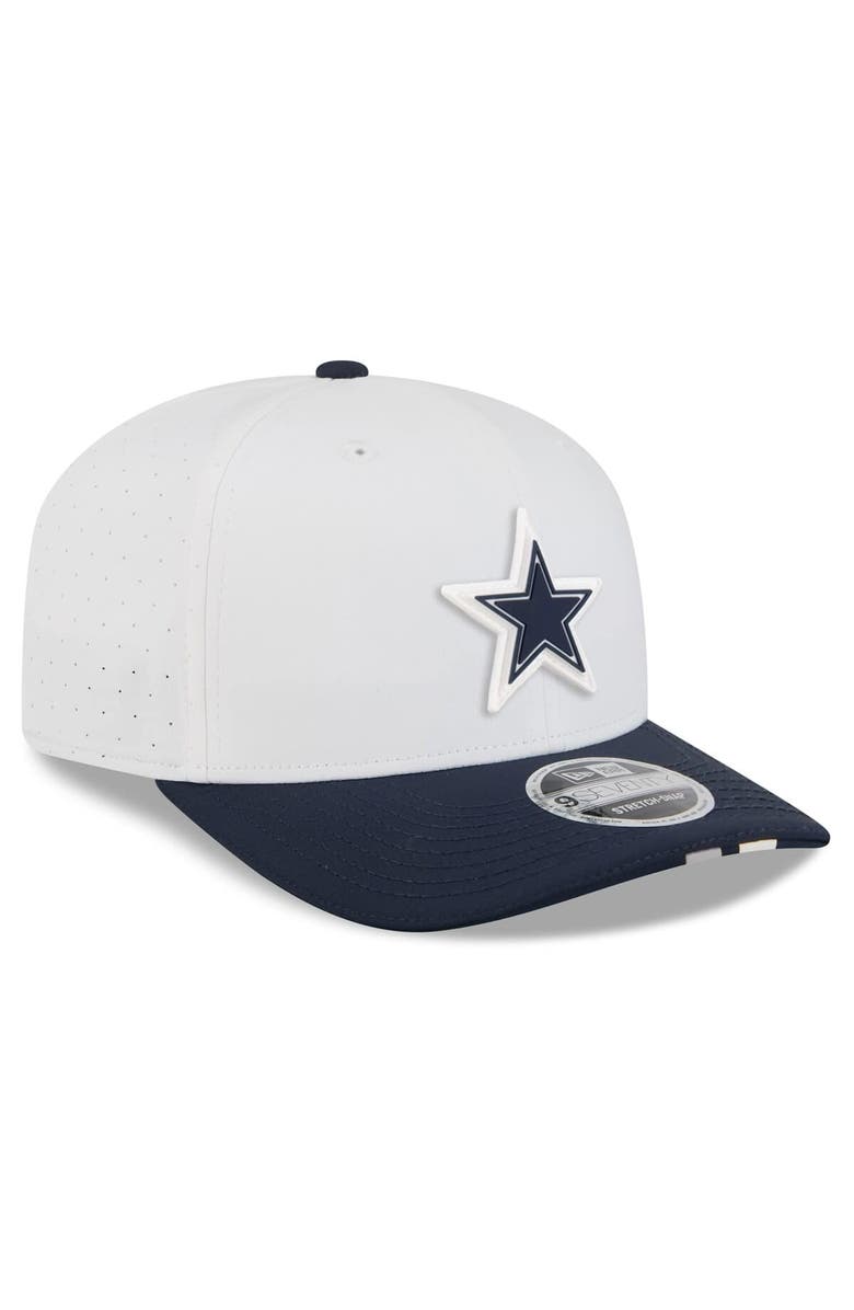 New Era Men's New Era White/Navy Dallas Cowboys 2025 NFL Training Camp 9SEVENTY Adjustable Hat, Alternate, color, White