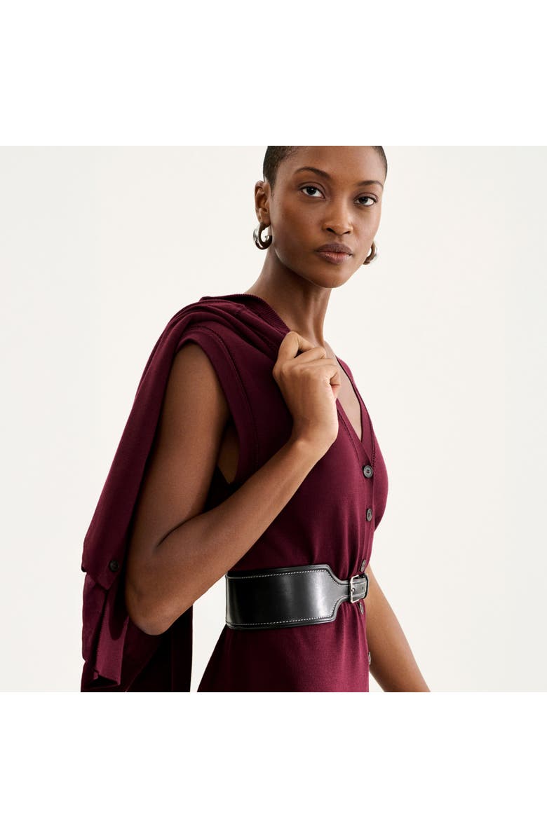 M.M.LaFleur Toula Pointelle Dress - Cotton Silk Knit, Alternate, color, 