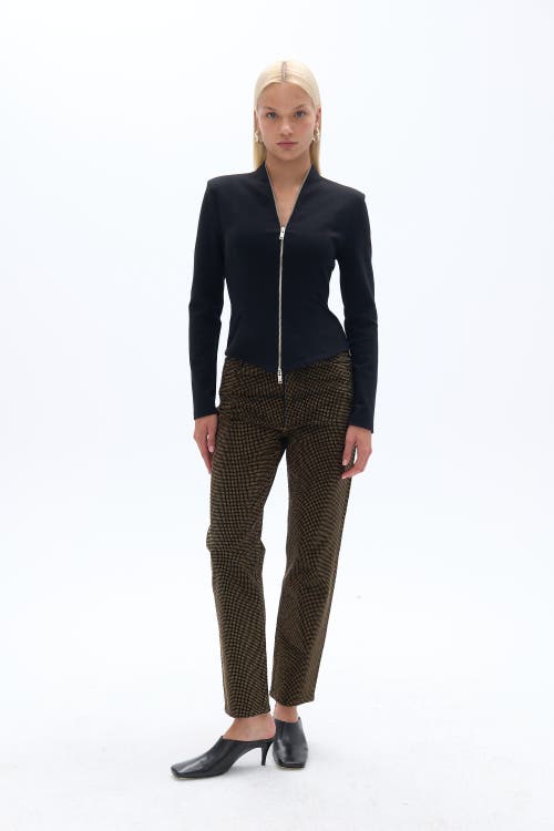 NOCTURNE NOCTURNE ZIPPER DETAILED BLOUSE 