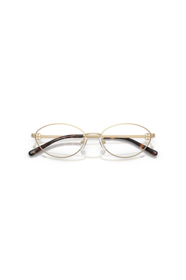 53mm Oval optical glasses, Alternate, color, Gold