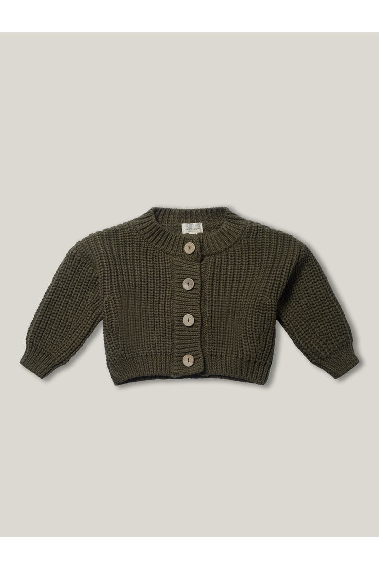The Chunky Cardigan Kids, Main, color, olive