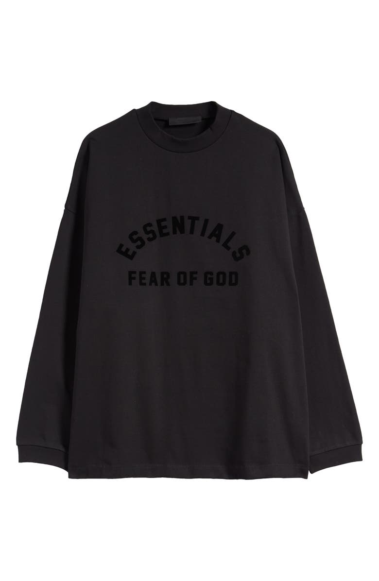 Fear of God Essentials Oversize Long Sleeve Logo Graphic T-Shirt, Alternate, color,