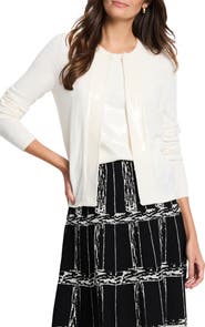 NIC+ZOE Sequin Trim Cardigan