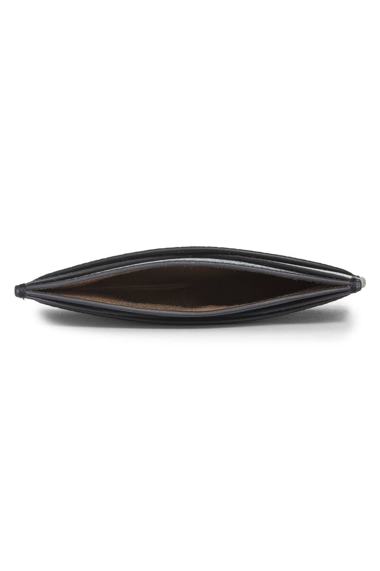 Flat Card Case, Alternate, color, BLACK