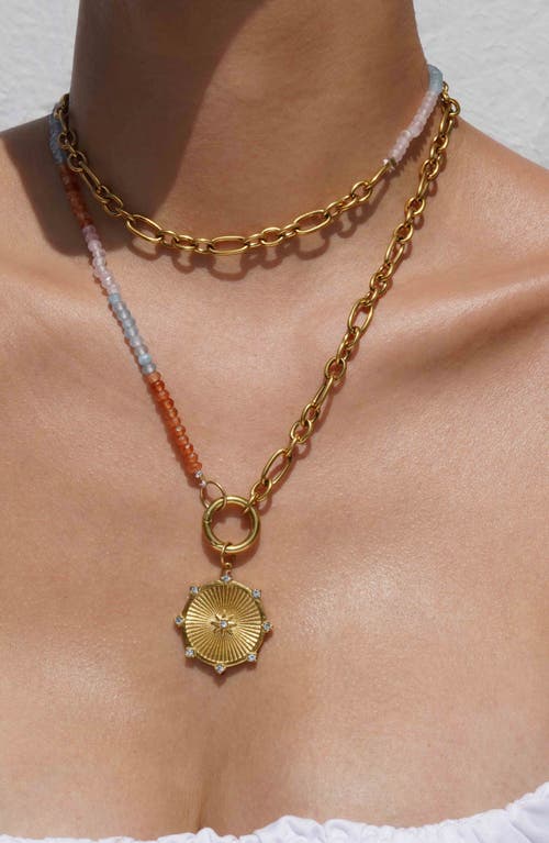 Kozakh Nea Light Layered Necklace In Gold