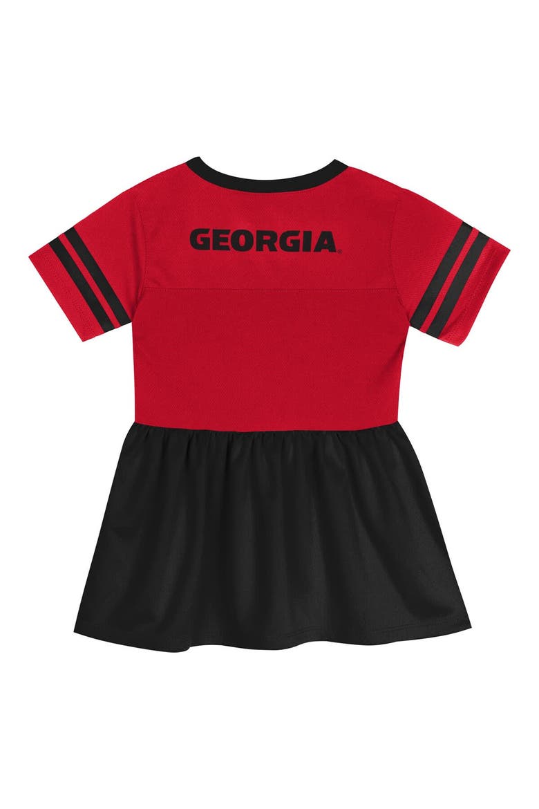 Toddler Outerstuff Red/Black Georgia Bulldogs Stadium Lights Fashion Jersey Dress, Alternate, color, Red