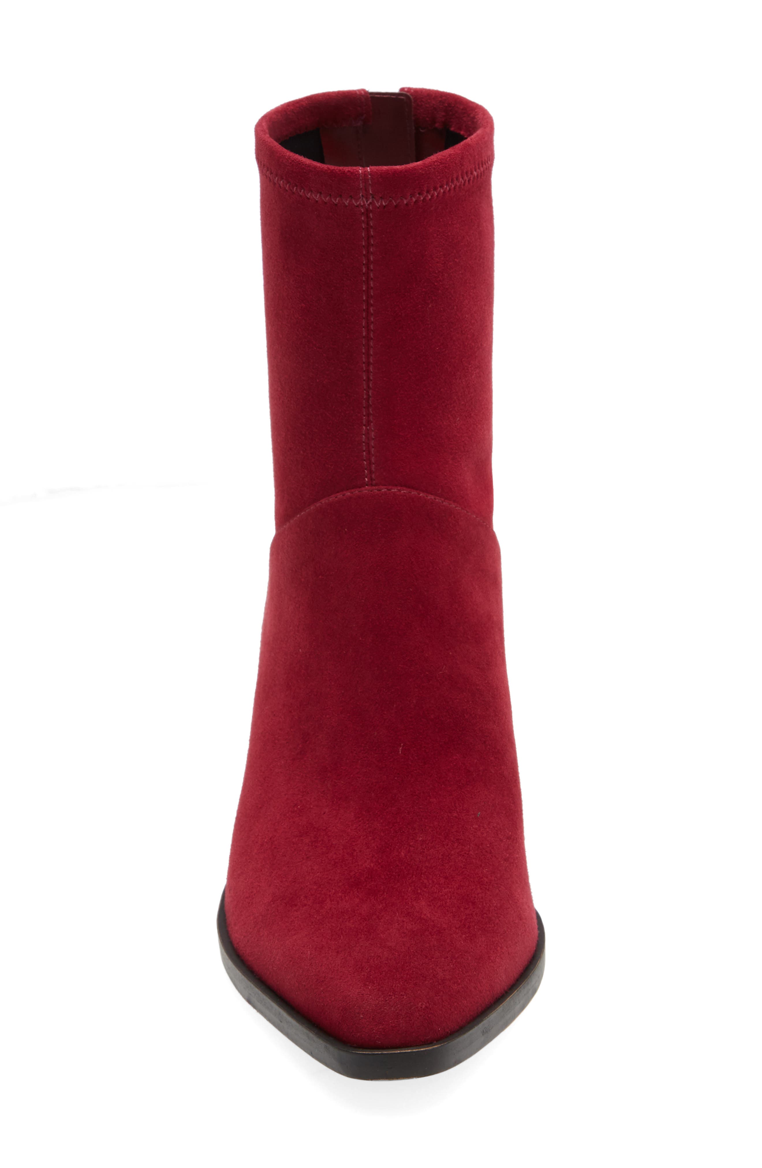 27 Edit Berkley Block Heel Bootie, Alternate, color, PLUM ROUGE SNAKE PRINT LEATHER