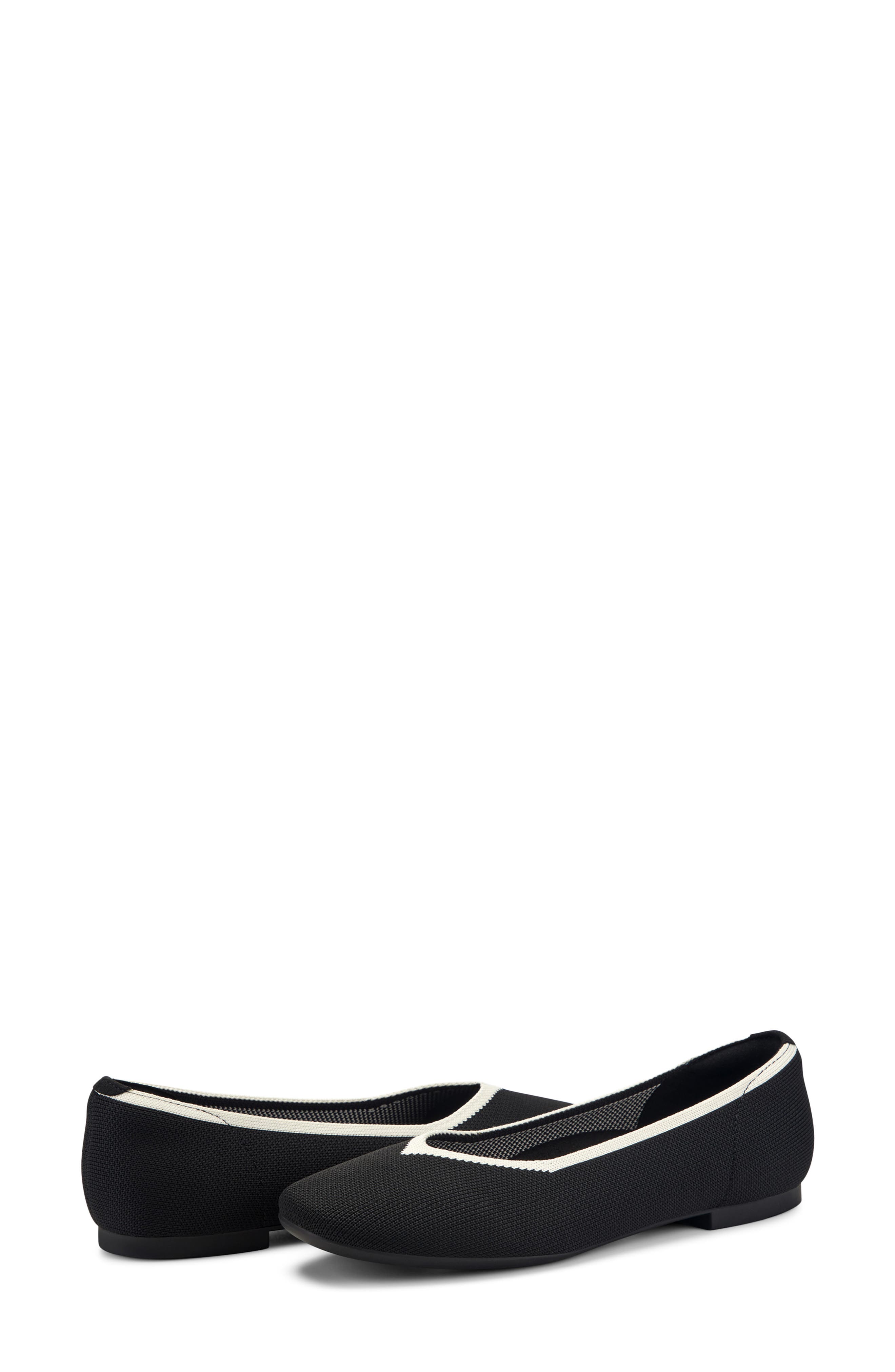 Easy Spirit Norene Flat, Alternate, color, Black