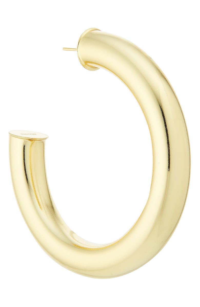 Éliou Kayo Oversize 18K Gold Plate Hoop Earrings, Alternate, color, Gold