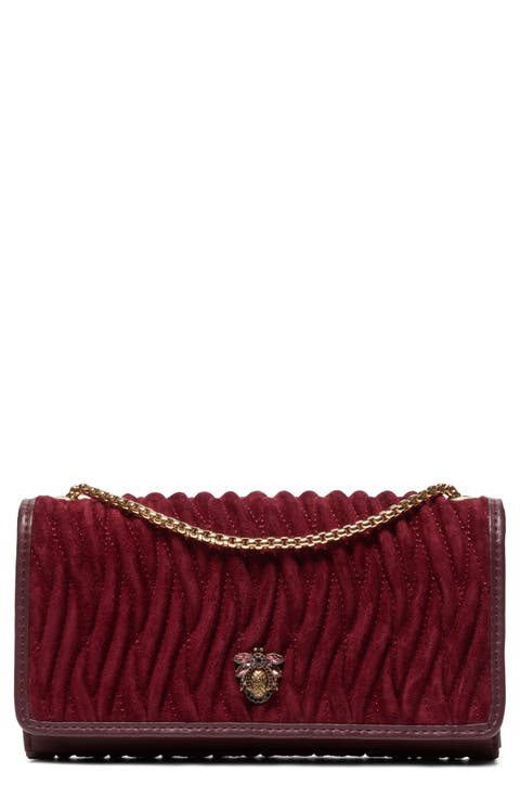 Strong Convertible Suede Crossbody Bag