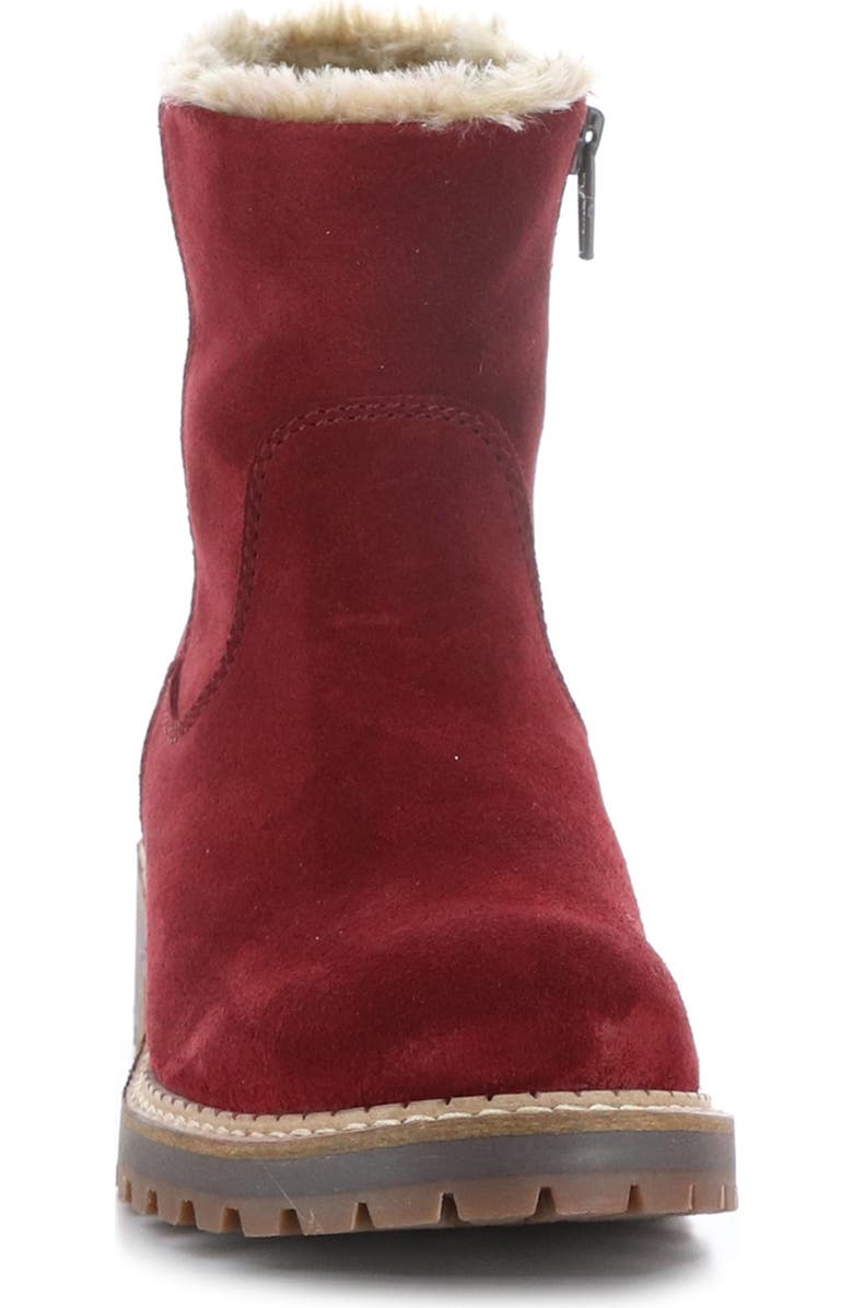 Bos. & Co. Calib Waterproof Bootie, Alternate, color, Sangria Suede/Fantar