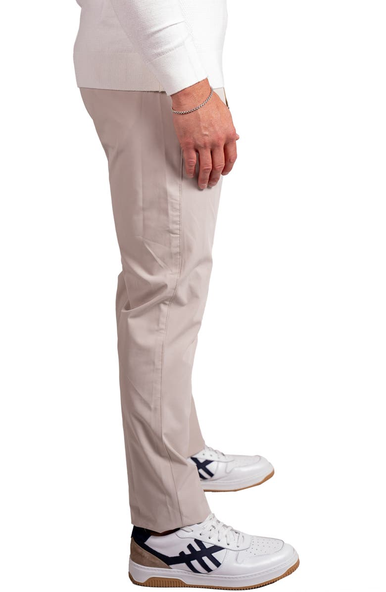 Maceoo Resistancesolid Brown Drawstring Pants, Alternate, color, Brown