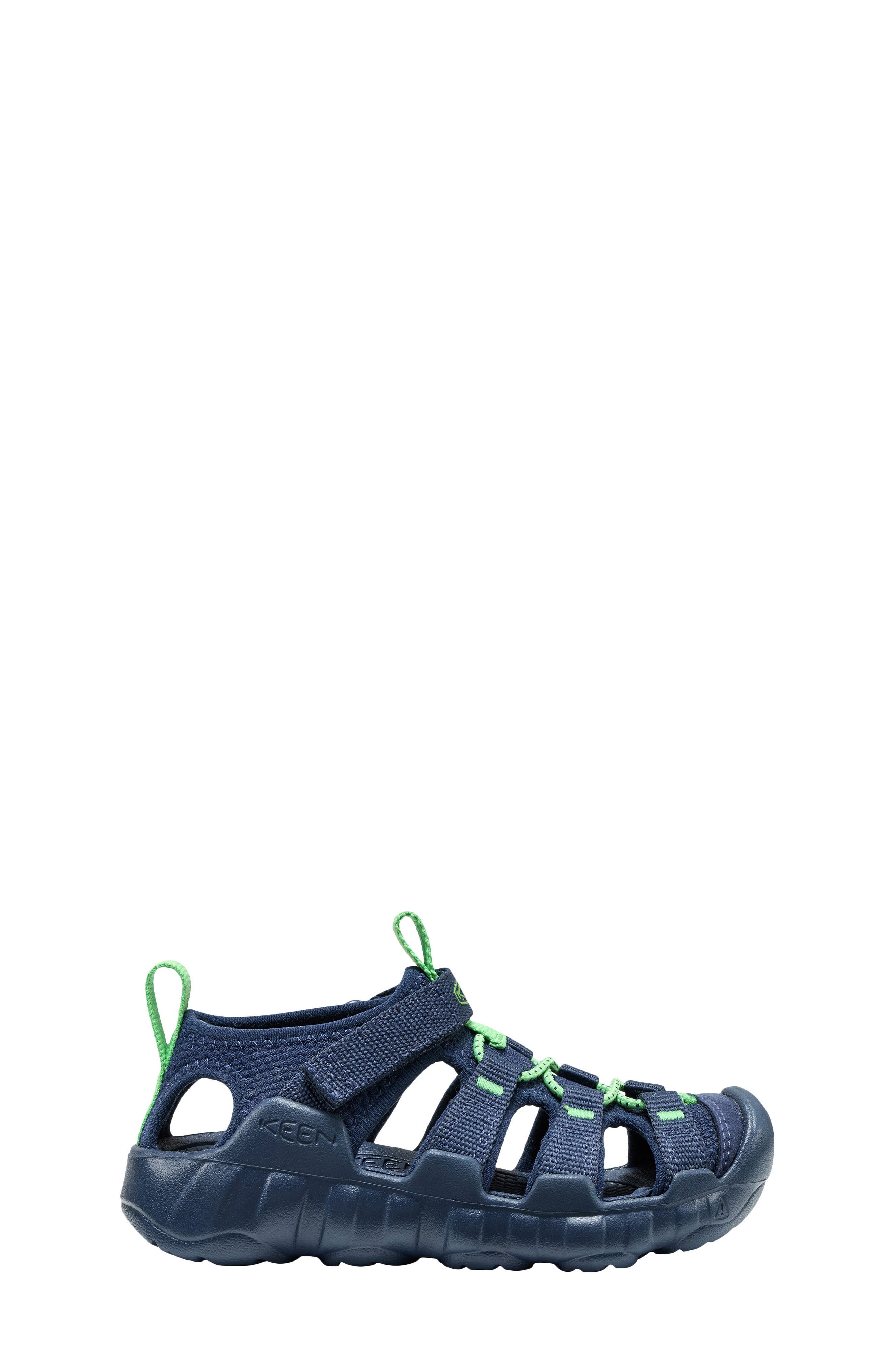 KEEN Kids' Hyperport H2 Sandal, Alternate, color, Naval Academy/Vibrant Green