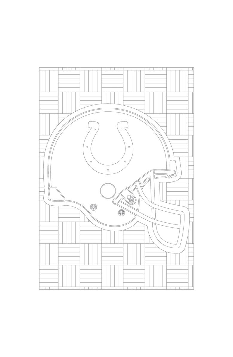 Sportszone In the Sports Zone NFL Adult Coloring Book, Indianapolis Colts, Alternate, color, Multicolored