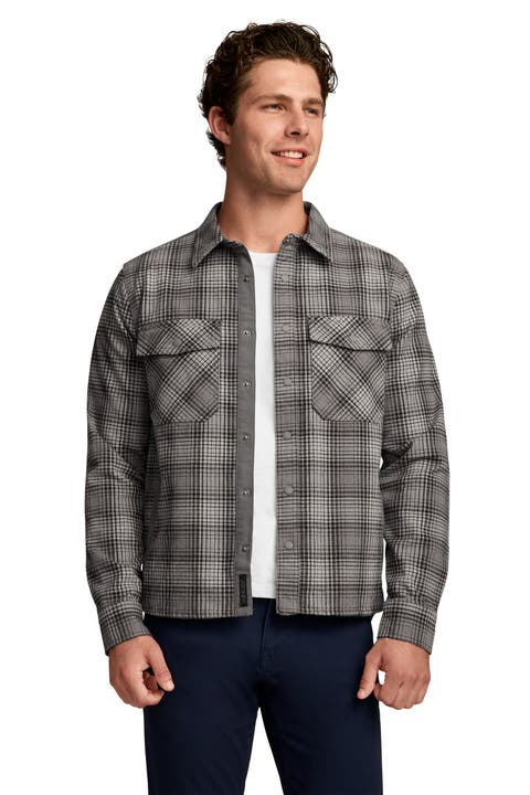 Mens Flannel Shirt Jacket