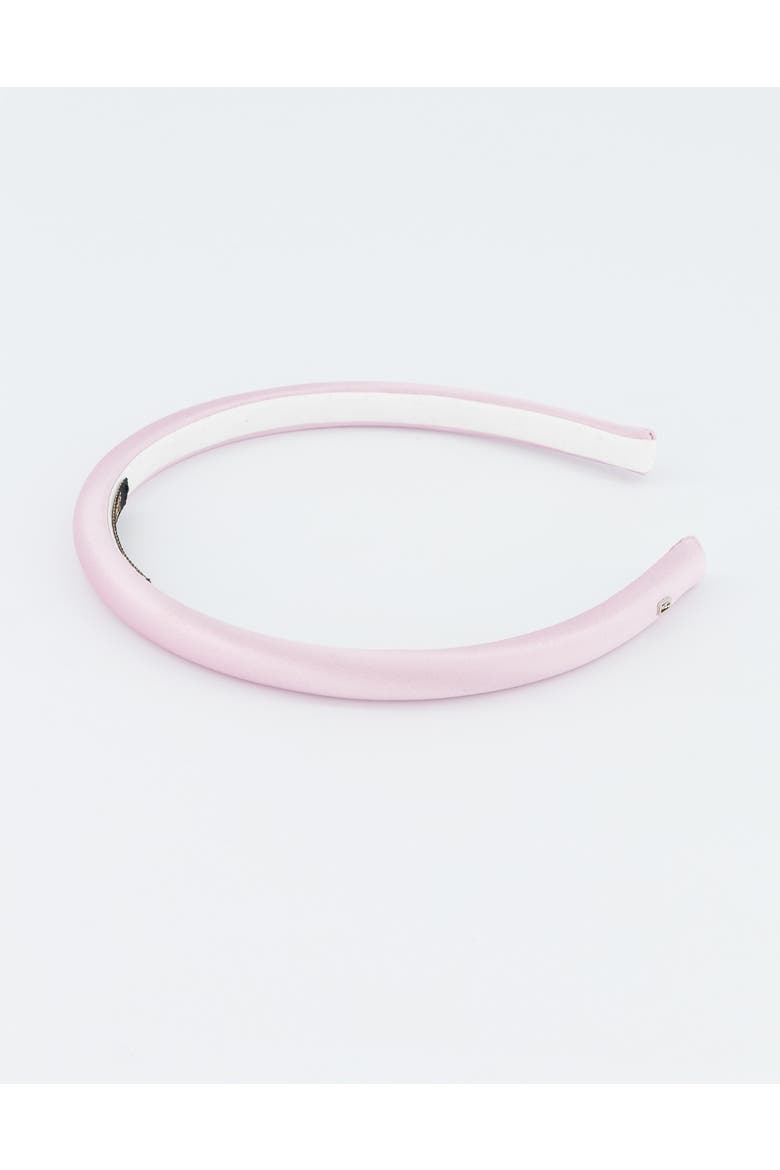 Douceur Silk Satin Headband, Alternate, color, Pink