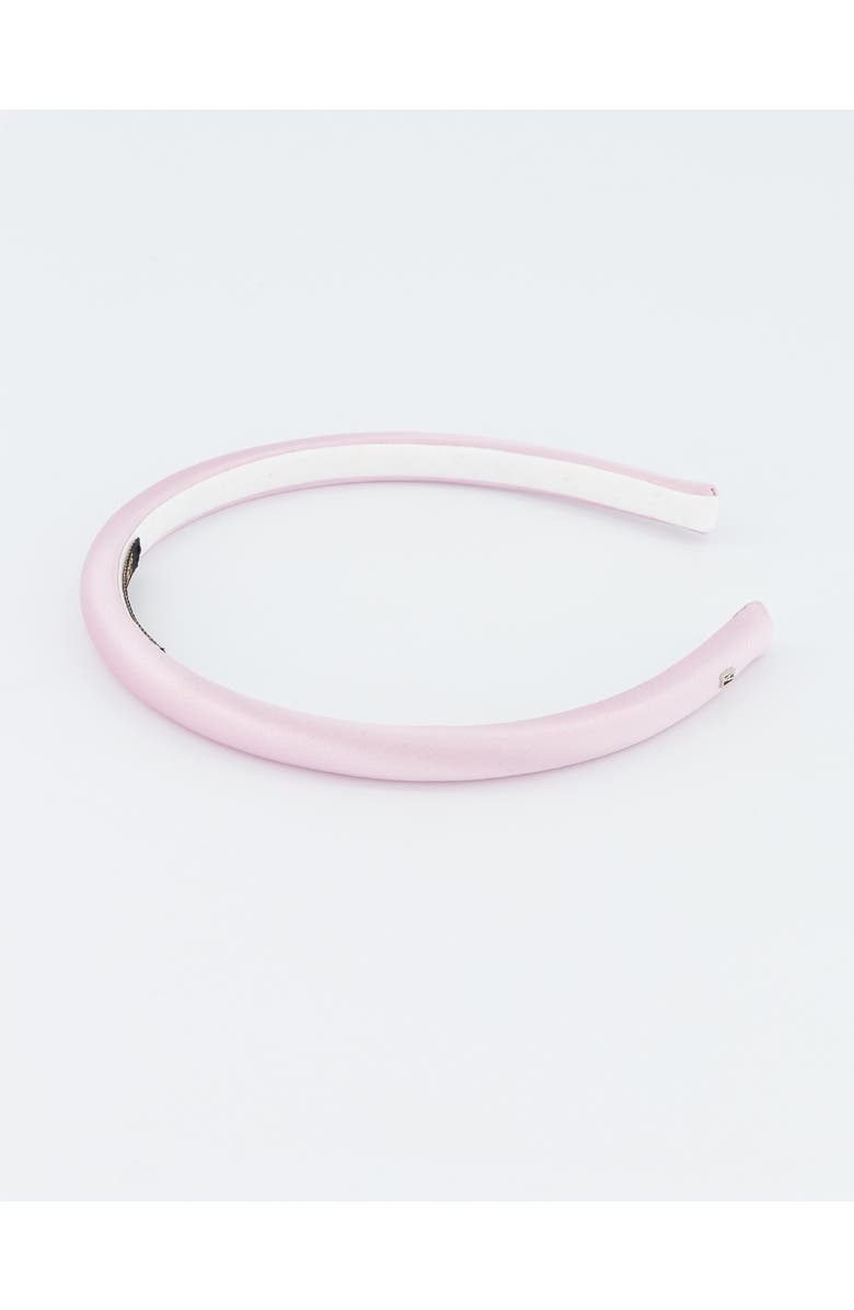 Alexandre de Paris Douceur Silk Satin Headband, Alternate, color, Pink