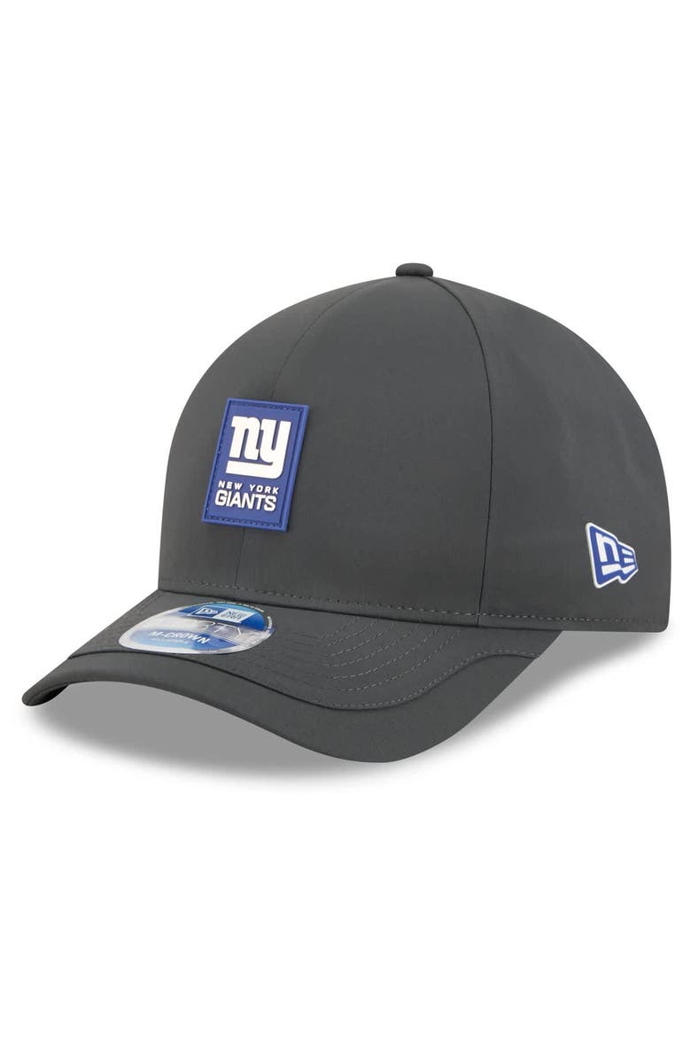 New Era Men's New Era Charcoal New York Giants 2025 Sideline Cold Weather 9FORTY M-Crown Adjustable Hat, Main, color, Charcoal