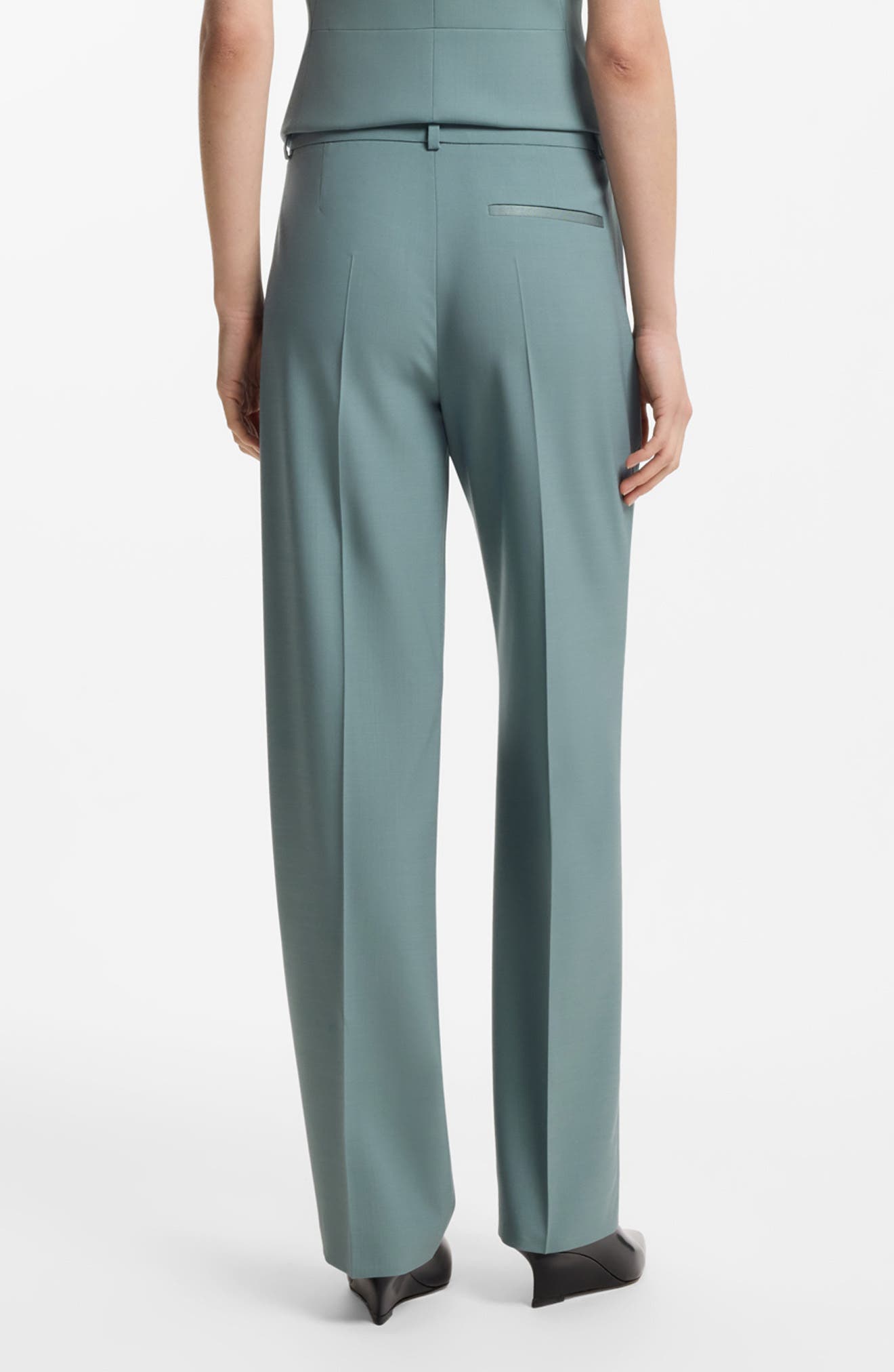 Tilda Pleat Wide Leg Pants - image 2