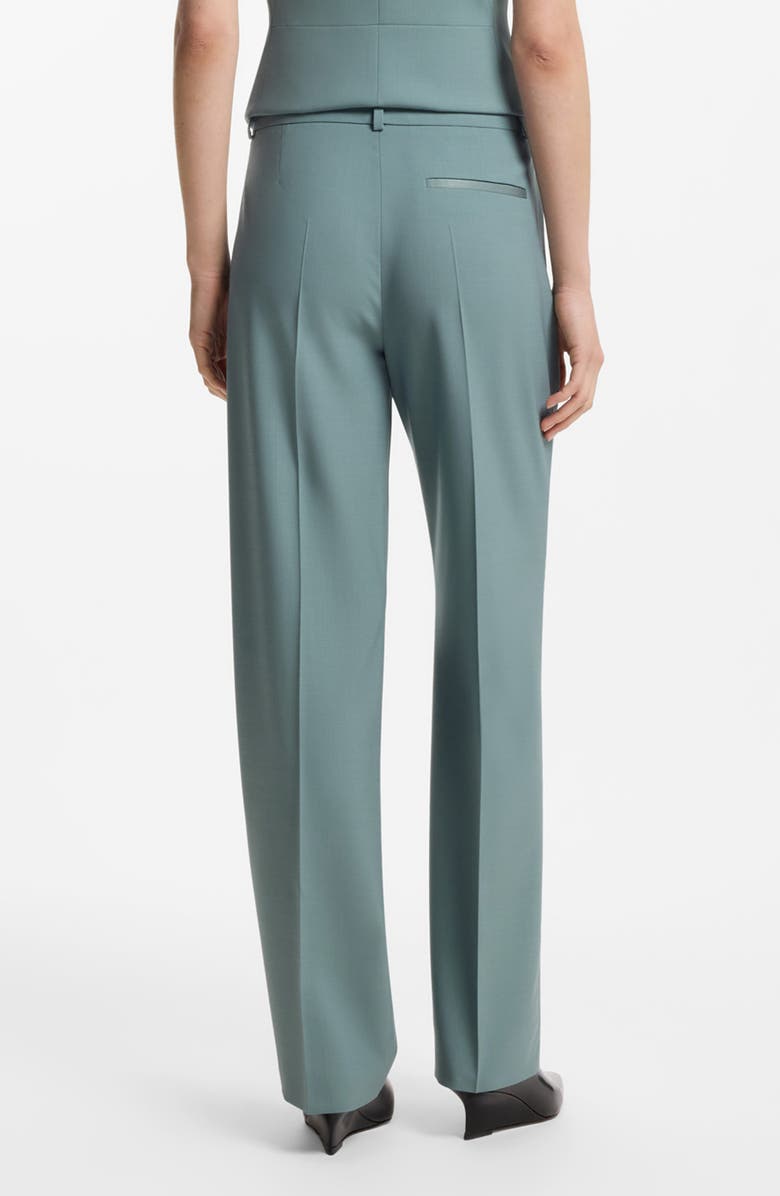 BOSS Tilda Pleat Wide Leg Pants, Alternate, color, Reef