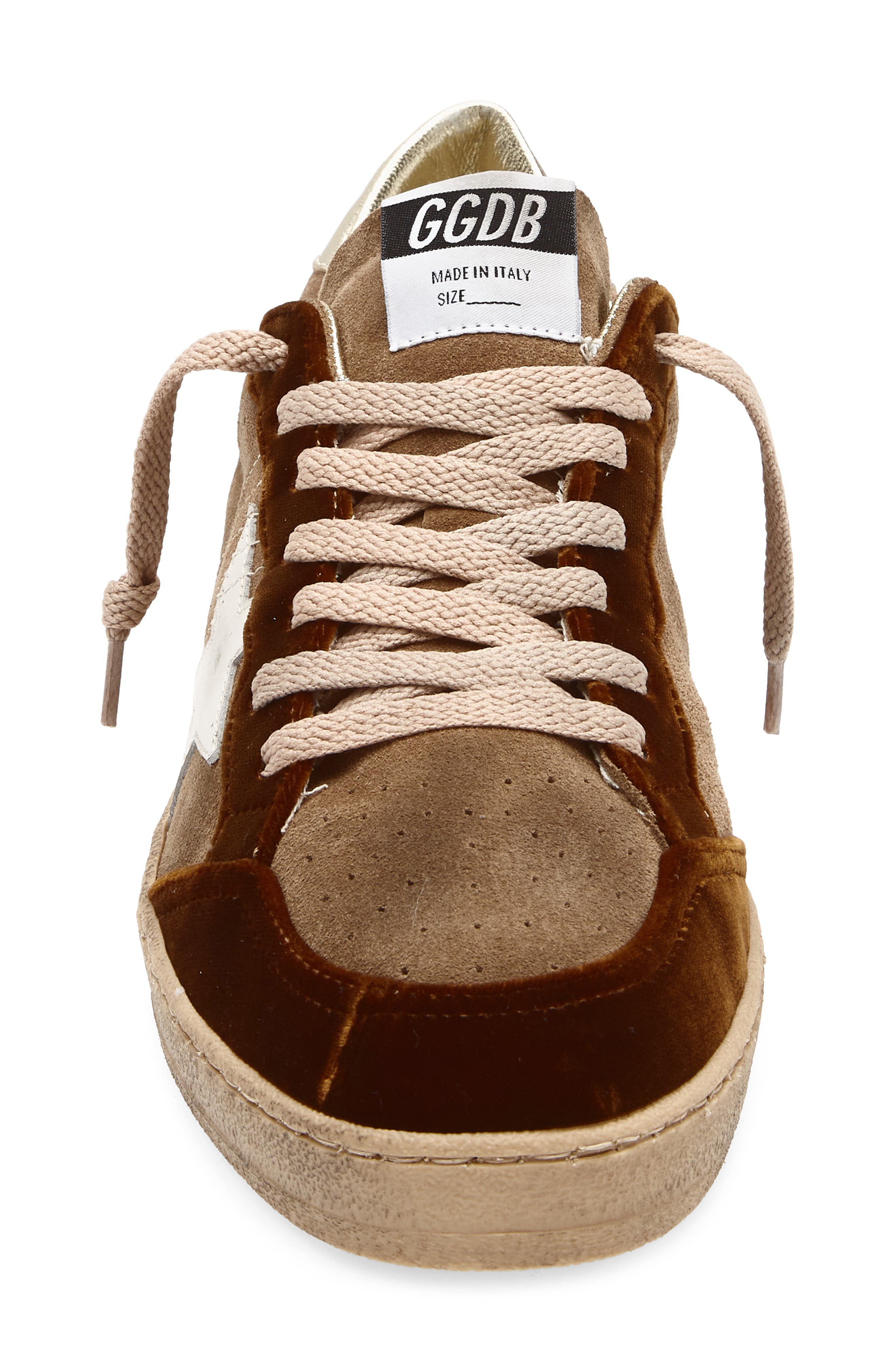 Golden Goose Ball Star Low Top Sneaker, Alternate, color, Tabacco/ Cognac/ Milk