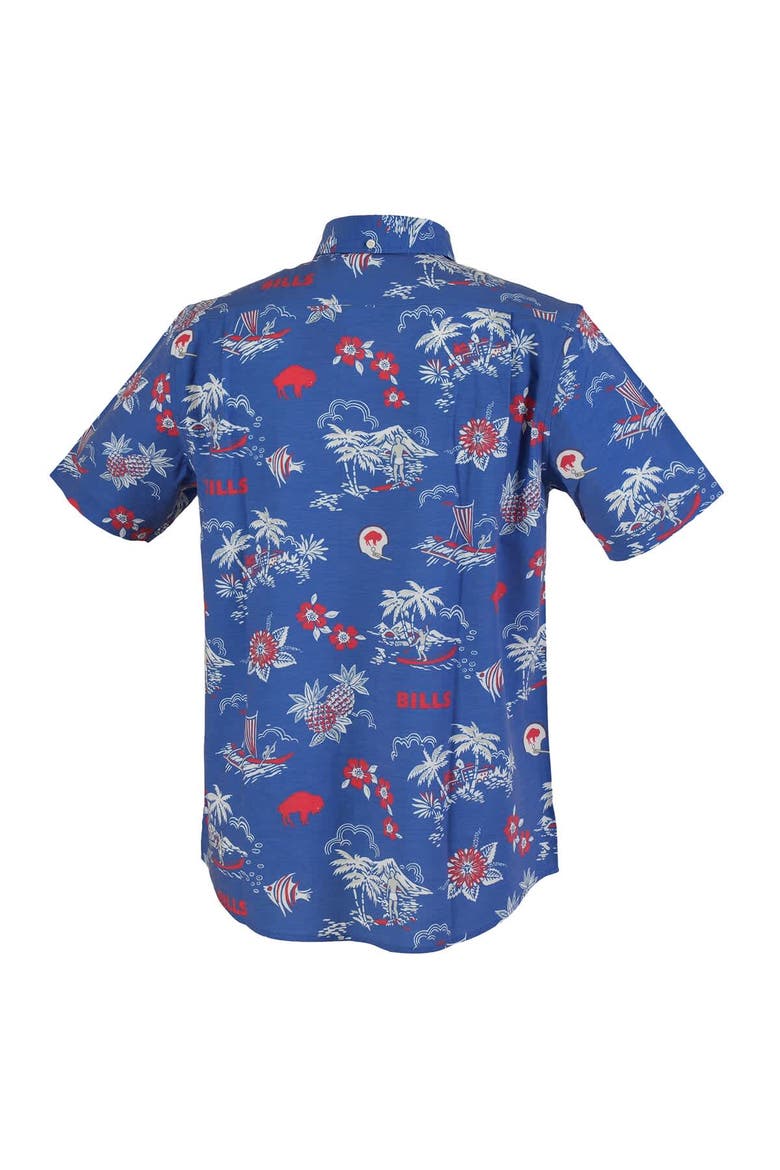 Men's Reyn Spooner Royal Buffalo Bills Throwback Kekai Performance Button-Down Shirt, Alternate, color, Royal