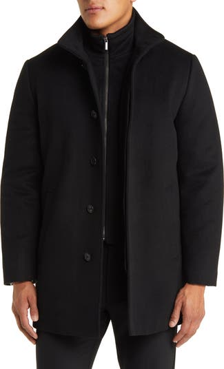 Cardinal of Canada Luxury Collection Cashmere Wool sold Dark Blue Overcoat