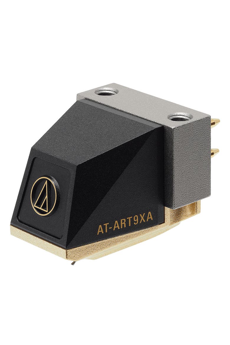 AT-ART9XA Dual Moving Coil Cartridge with Non-Magnetic Core, Main, color, Gold/Black