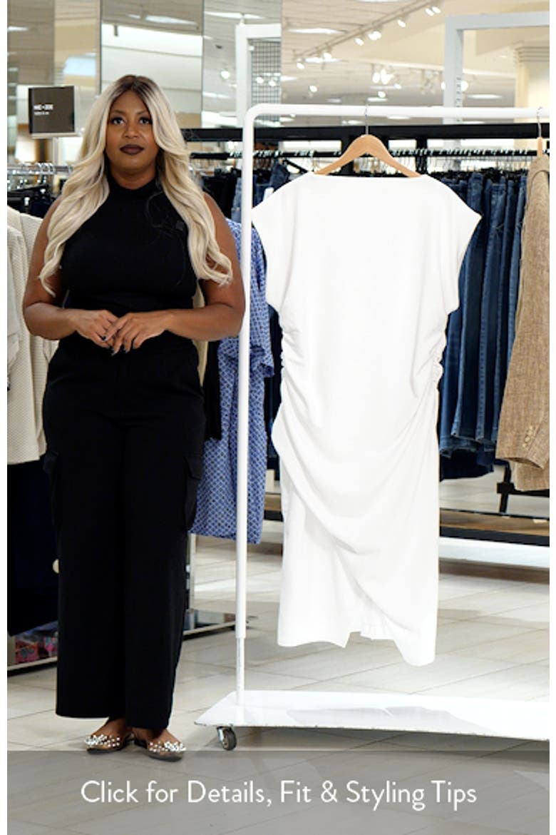 Cap Sleeve Ruched Dress video