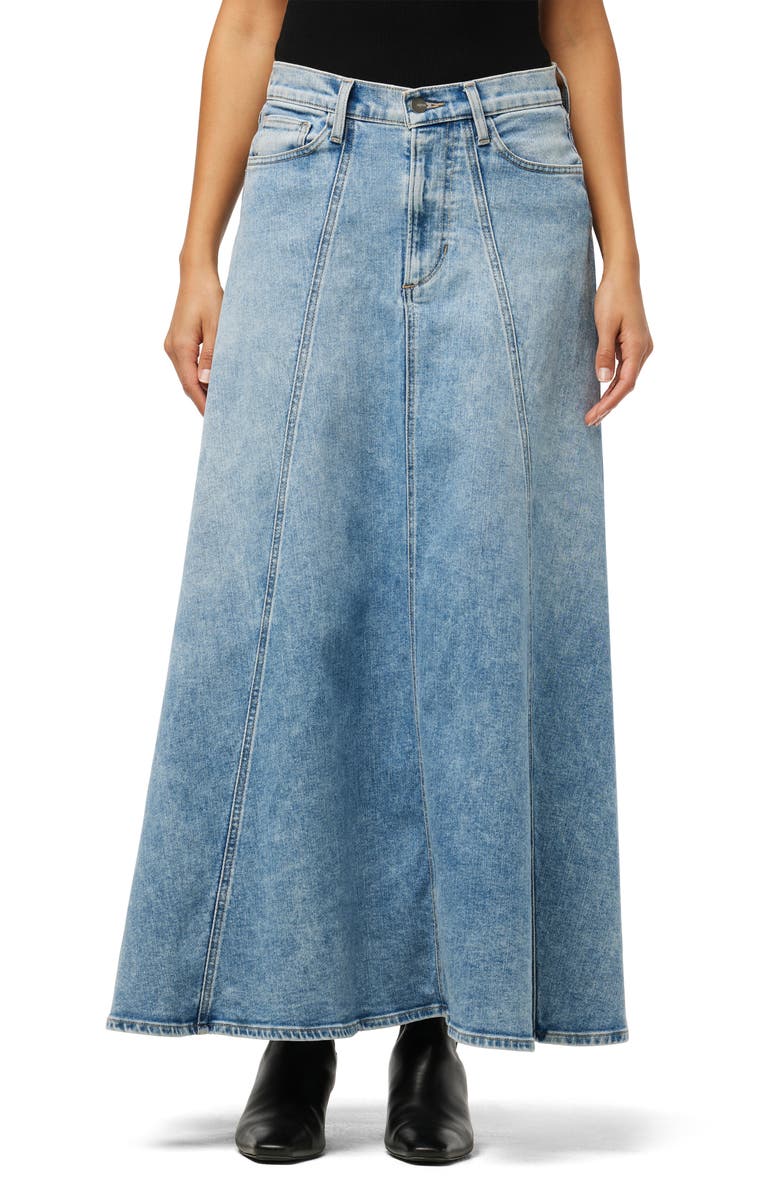 Joe's The Amelia Denim Maxi Skirt, Main, color, 
