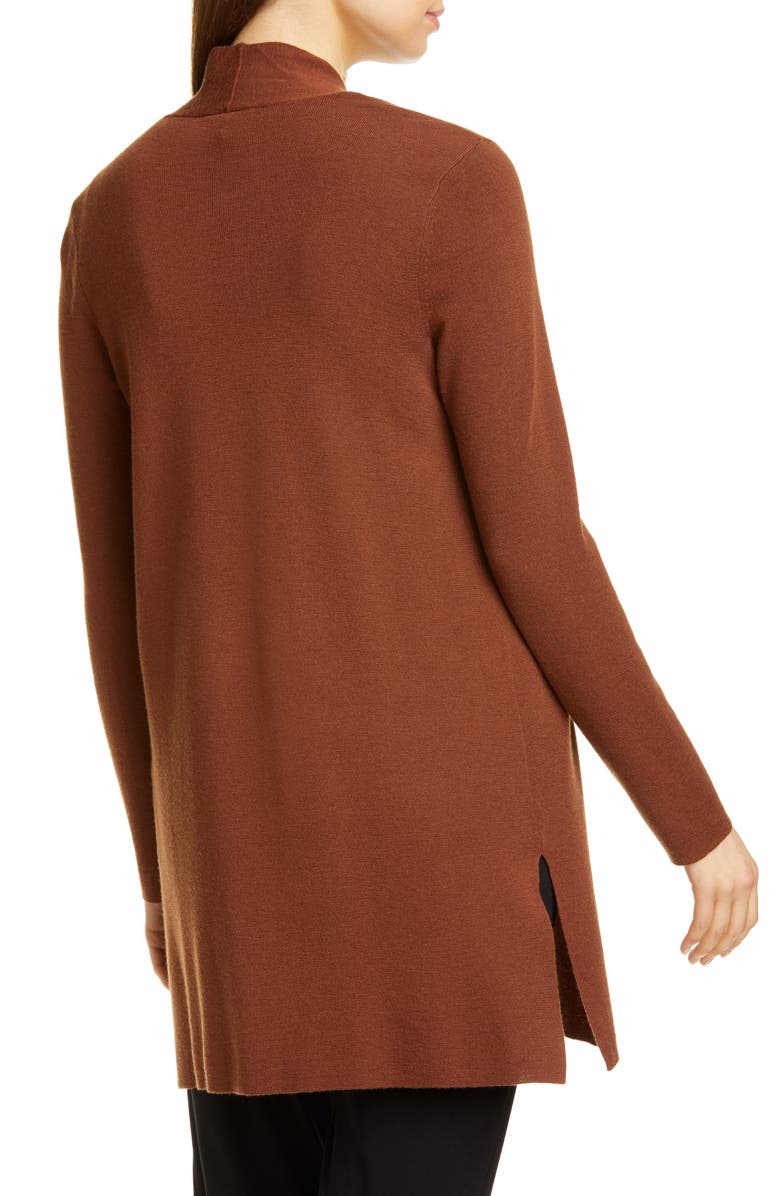 Eileen Fisher Merino Wool Long Cardigan, Alternate, color,