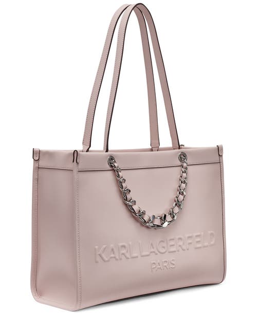 Karl Lagerfeld Paris Savoie Tote In Pink