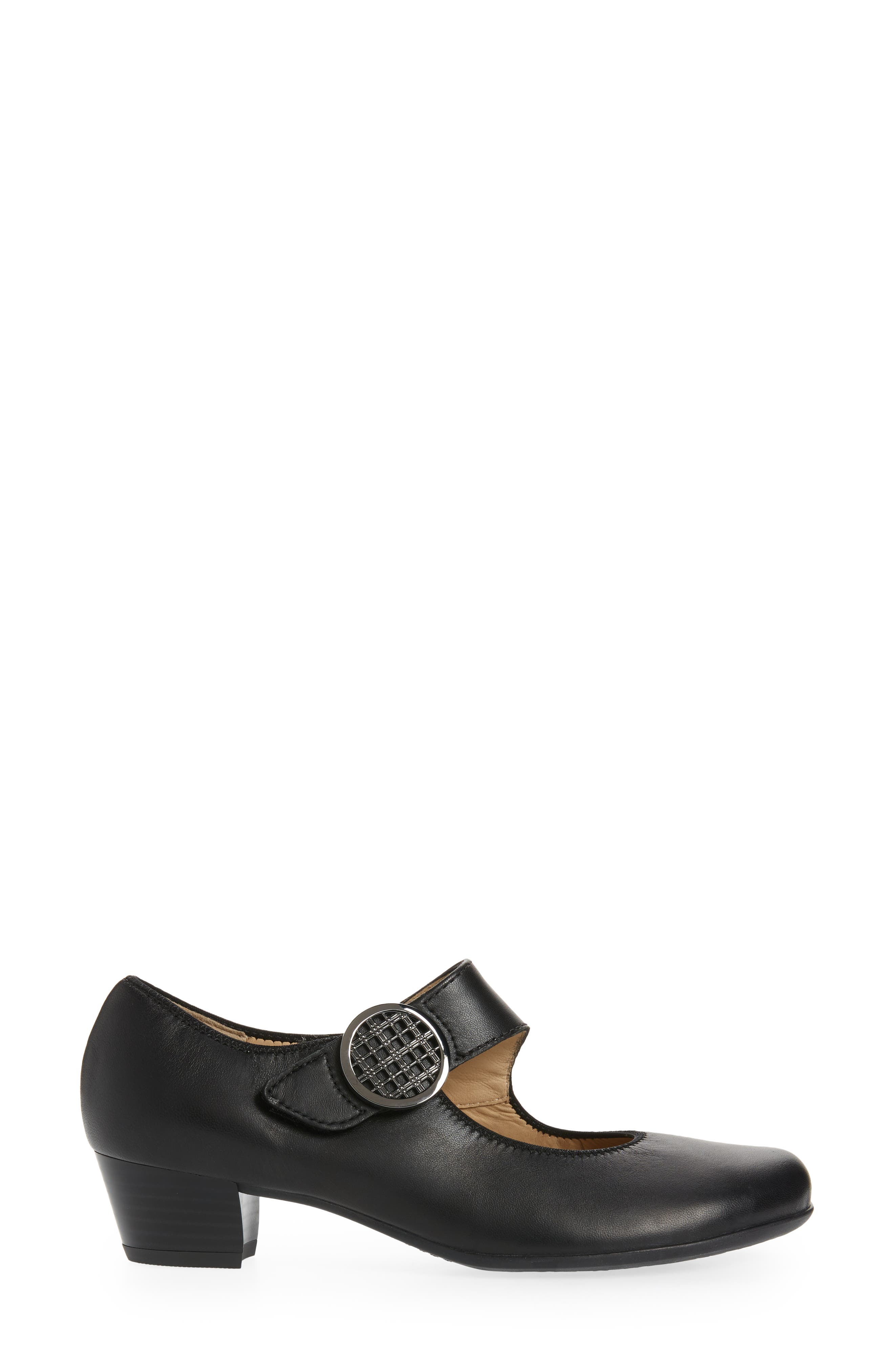 Calico Mary Jane Pump, Alternate, color, BLACK GLOVEKID